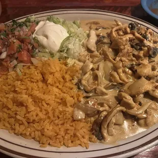 Pollo Ala Crema
