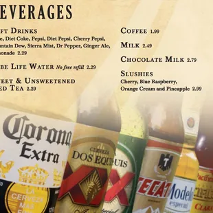 Great selection of bottled and draught beers