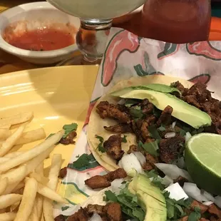 We really like Al Pastor tacos! They can be a bit hard to find locally! El Maguey is the best!
