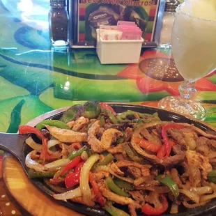 a plate of food on a table