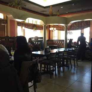 Not as dark inside in person as in the photo.