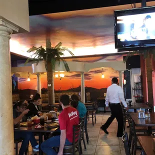 Beautiful, Modern and loaded with character. What a wonderful restaurant