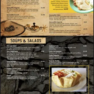 menu, crepes