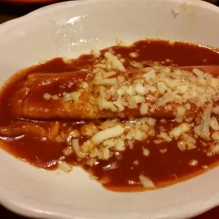 Cheese enchilada
