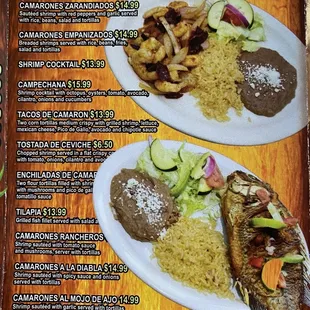 Menu 4/2021 - Seafood