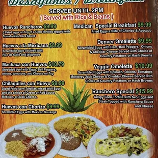 Menu 4/2021 - Breakfast