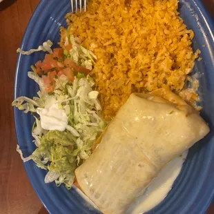 Lunch Chimichanga