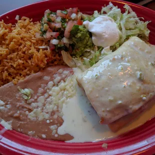 Beef Chimicanga. Crispy and excellent tasting