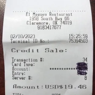 Two meals &amp; Two sodas. 02/10/23 A bargain.