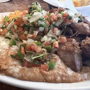 Carnitas (a little over cooked)