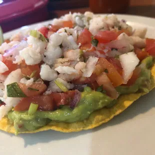 Ceviche Tostada