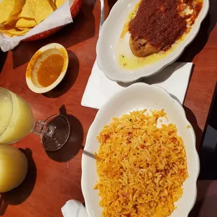 mexican food and drinks