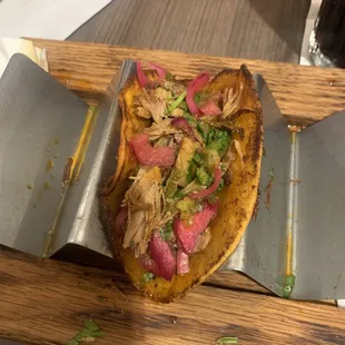 It's salty, grease i don't like that I hate that