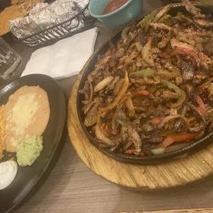 Steak fajitas!