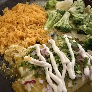 Enchiladas Verde