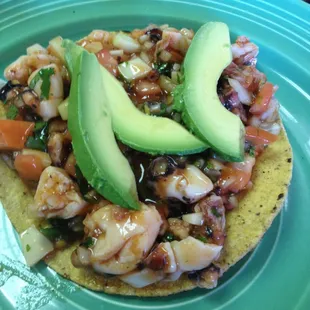 Octopus Tostada