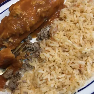 Side tamale and side rice