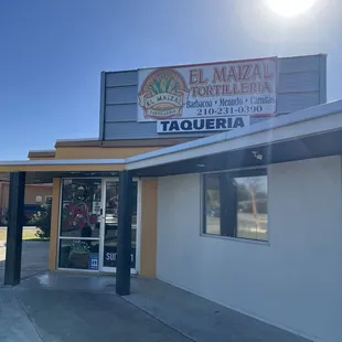 The front of the restaurant is easily accessible.