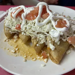 Tacos dorados de papa (yuuuuuuuum!!)