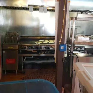 Pupusas or tortillas being made