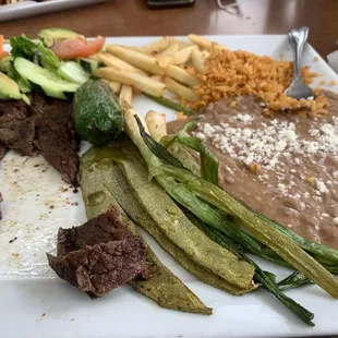 Carne asada plate