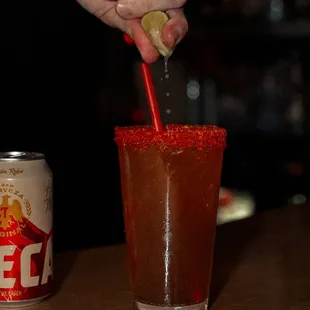 michelada from hidden bar, Hermanita