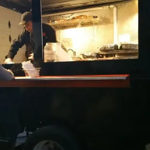 Waiting for my empanadas!