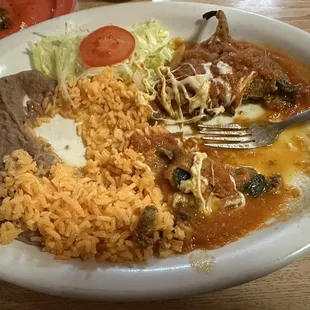 Chile Relleno (I forgot to take the picture before I started eating)