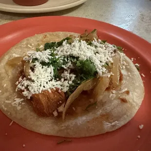 Carne Guisada taco