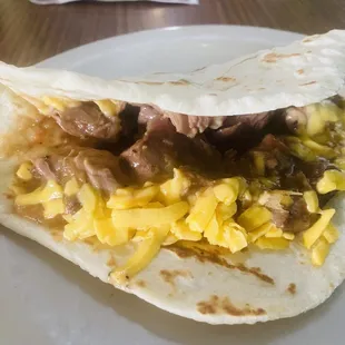 Carne Guisada w/Cheese