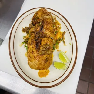 a plate of food