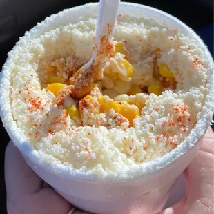 Corn in a cup