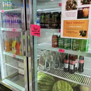 the inside of a refrigerated refrigerator