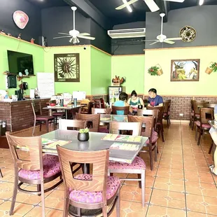 Inside seating