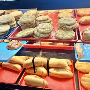 a variety of baked goods