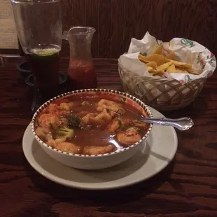 Shrimp soup