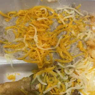 White refried beans that did not taste like beans