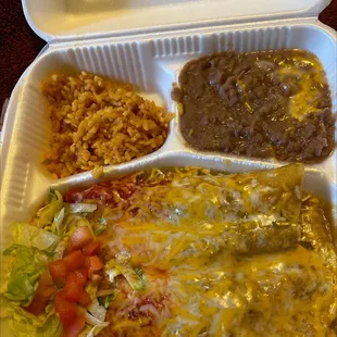 Chicken enchiladas-Christmas. Delicious!!