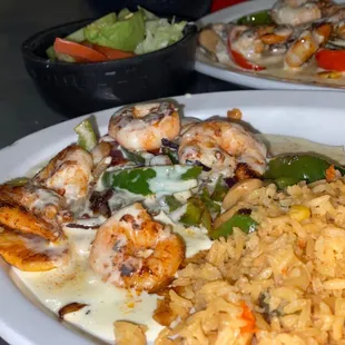 Camarones fundido