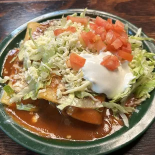 Lunch enchiladas