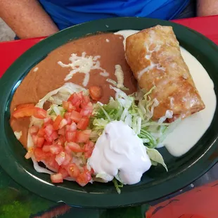 Lunch Chimichanga