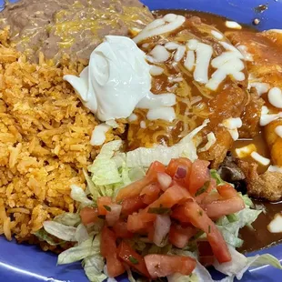 Chile relleno plate