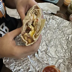 Bacon Breakfast Burrito