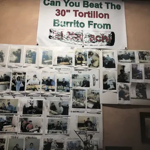 a display of mexican food