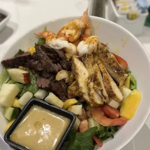 ENSALADA EXOTICA was and is always great and again...in a bowl vs. plate allows for less while looking like more.