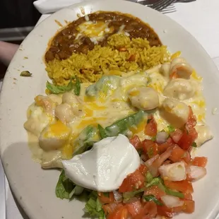 SEAFOOD ENCHILADA