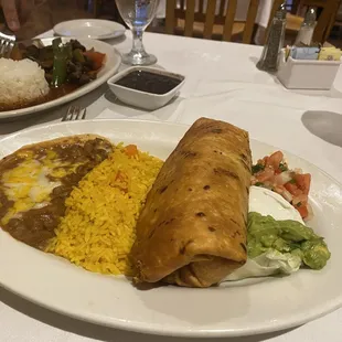 CHIMICHANGA* it has dark meet