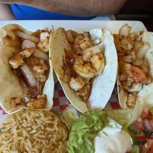 Shrimp tacos