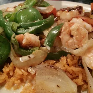 Arroz Con Shrimp (not spelling shrimp in Spanish!)