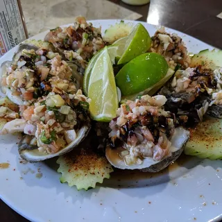Camarones con Ostione